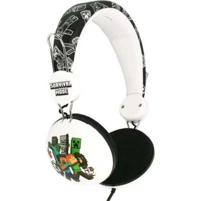 Otl Minecraft Cuffie Stereo per Bambini con Cavo Jack 3.5mm