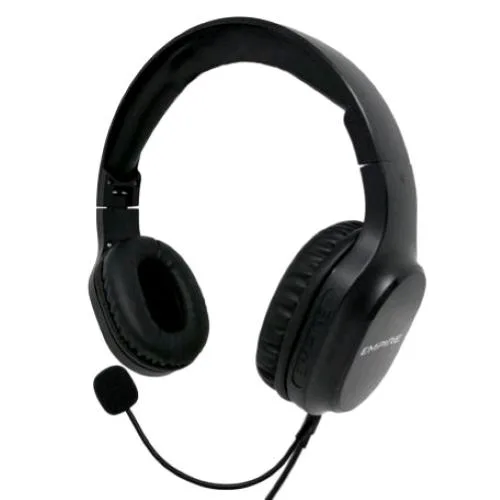 Empire H-15 Mic Cuffie con Microfono USB-C Professionali Nero