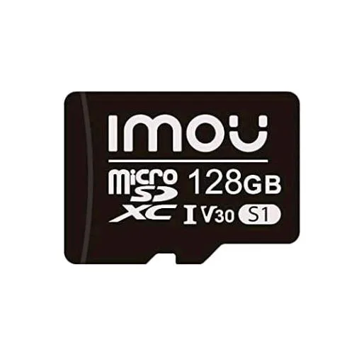 IMOU ST2-128-S1 Memory Card Microsdxc 128GB Classe 10 Uhs-I U1 95/25 MB/Sec Nero