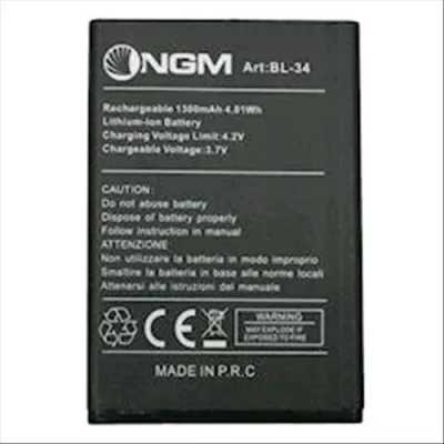 NGM BL-34 Batteria Originale per NGM Orion 3 Li-Ion 1300mAh