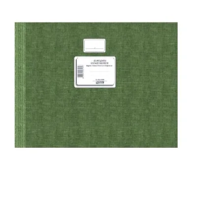 Data Ufficio Registro Carici/Scarico Stupefacenti 100 Fogli 240X215 mm Conf 2 Pz.