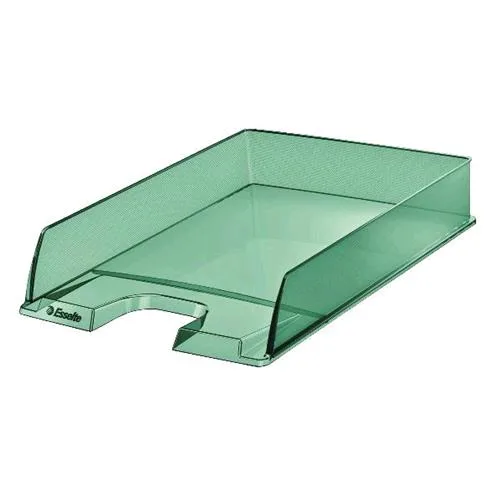 Esselte Colour Ice Vaschetta Portacorrispondenza in Polistirene 61X254X350 mm Verde