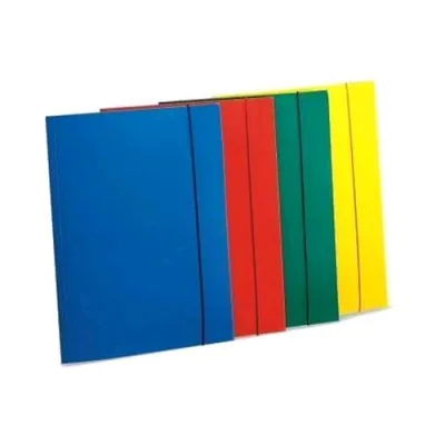 Fellowes Cartella 3 Lembi C/Elastico in PP 250X350MM A4 Col.verde