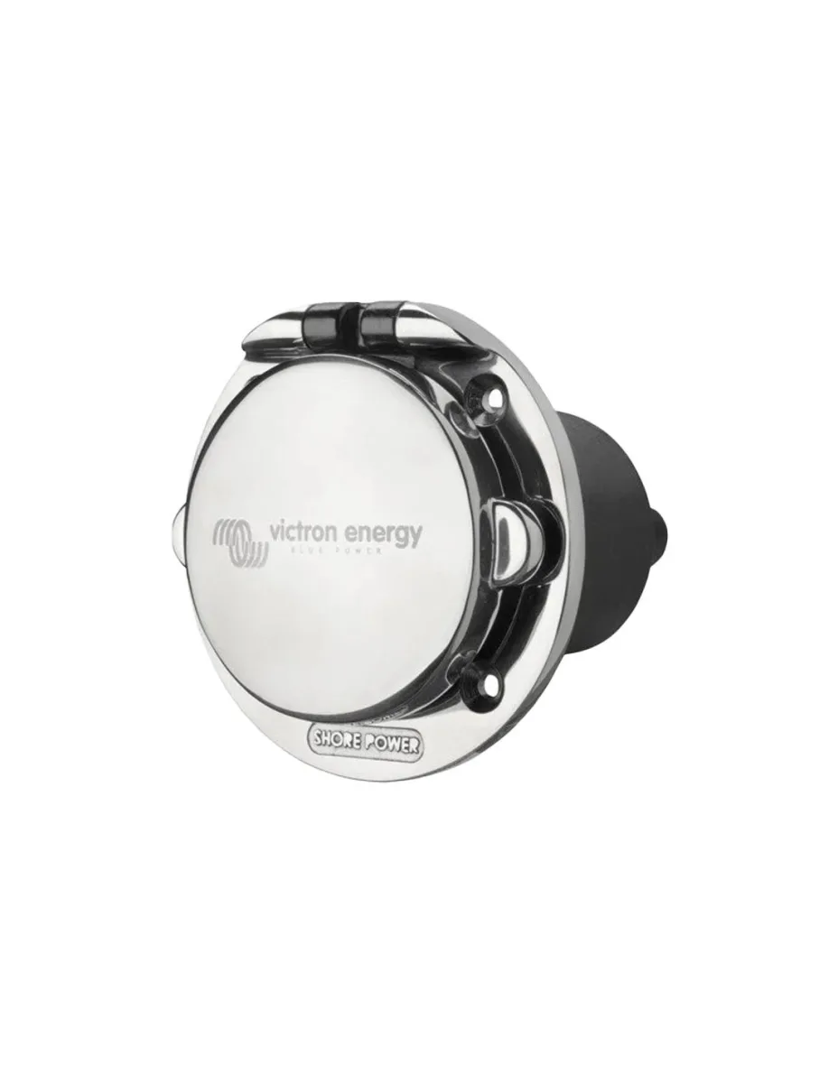 Presa cavo alimentazione banchina 32A con coperchio in acciaio inox Victron Energy - SHP303202000