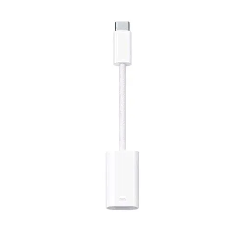Apple Adattatore da USB-C Maschio a Lightning Femmina Bianco
