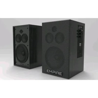 Empire HS.290 Sistema Audio 2 Vie 145+145 Watt RMS Continui Woofer 8" Bass Reflex Ingresso XLR Stereo-RCA Nero