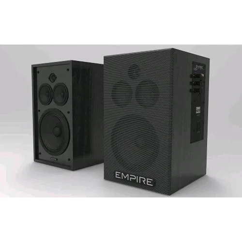 Empire HS.290 Sistema Audio 2 Vie 145+145 Watt RMS Continui Woofer 8" Bass Reflex Ingresso XLR Stereo-RCA Nero