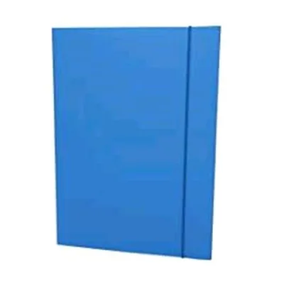 Fellowes Cartella 3 Lembi C/Elastico in PP 250X350MM Col. Azzurro