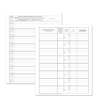 Data Ufficio Registro Comm Beni Usati Antichita' e Preziosi 245X310 mm 49 Pagine Numerate Conf 2 Pz.