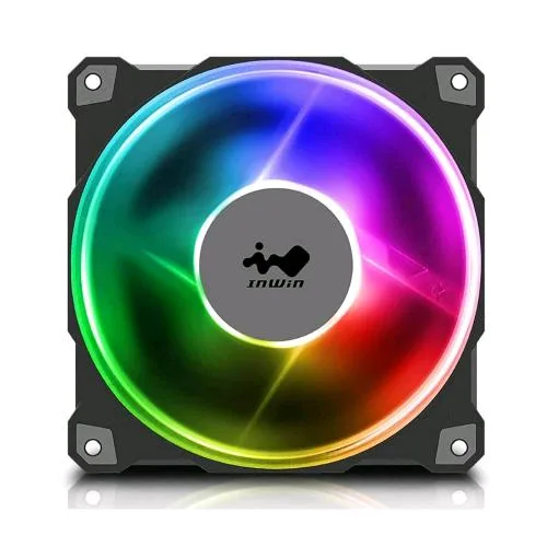 Inwin In Win Jupiter AJ120 Ventola ARGB PWM con LED Addressable RGB Personalizzabili Nero Trasparente