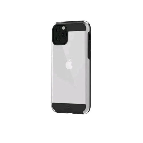 Black Rock Apple iPHONE 11 Pro Max Cover in Tpu Anti Shock Assorbion Trasparente/Nero