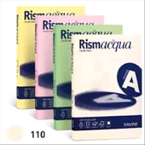 Cartotecnica Favini Rismacqua Carta A4 50 Fogli 200 g Col. Avorio 110