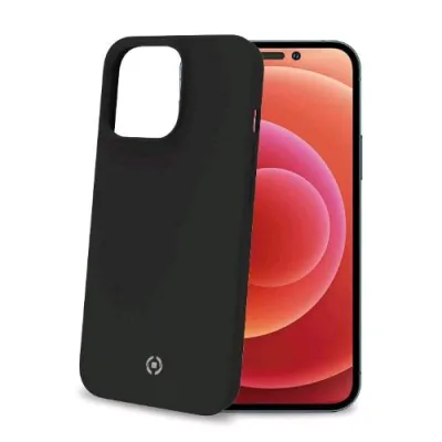 Celly Feeling Apple iPHONE 14 Pro Cover in Silicone Soft Touch Black