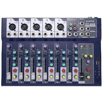 Empire Mixer F7-USB 7 Canali