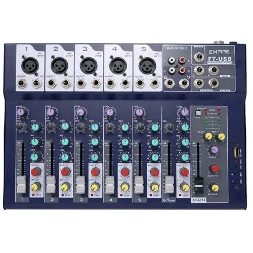 Empire Mixer F7-USB 7 Canali
