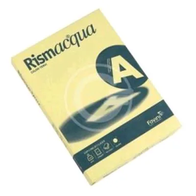 Cartotecnica Favini Rismacqua Carta A4 50 Fogli 200 g Col. Giallo Chiaro 07