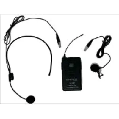 Empire Neck Radiomicrofono Wireless Uhf Autoconfigurante con Cuffie Ad Archetto