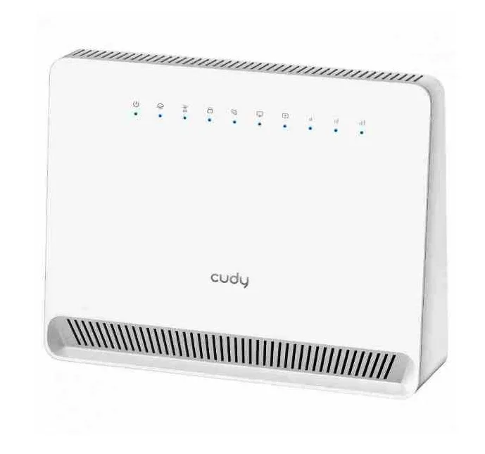 CUDY LT400V Router 4G LTE 300Mbps Wi-FI4 4 Porte 10/100 RJ-45 Nano Slot SIM 2 Antenne Fisse Interne Bianco