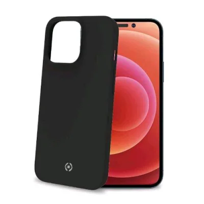 Celly Feeling Apple iPHONE 14 Pro Max Cover in Silicone Soft Touch Black