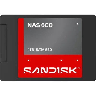 SanDisk NAS 600 SSD 4TB Interno 2.5" Serial Ata III TLC 3D Nand