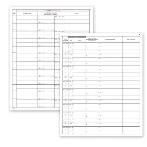 Data Ufficio Registro Elenco Soci per Associazioni 24 Fogli Conf 2 Pz.