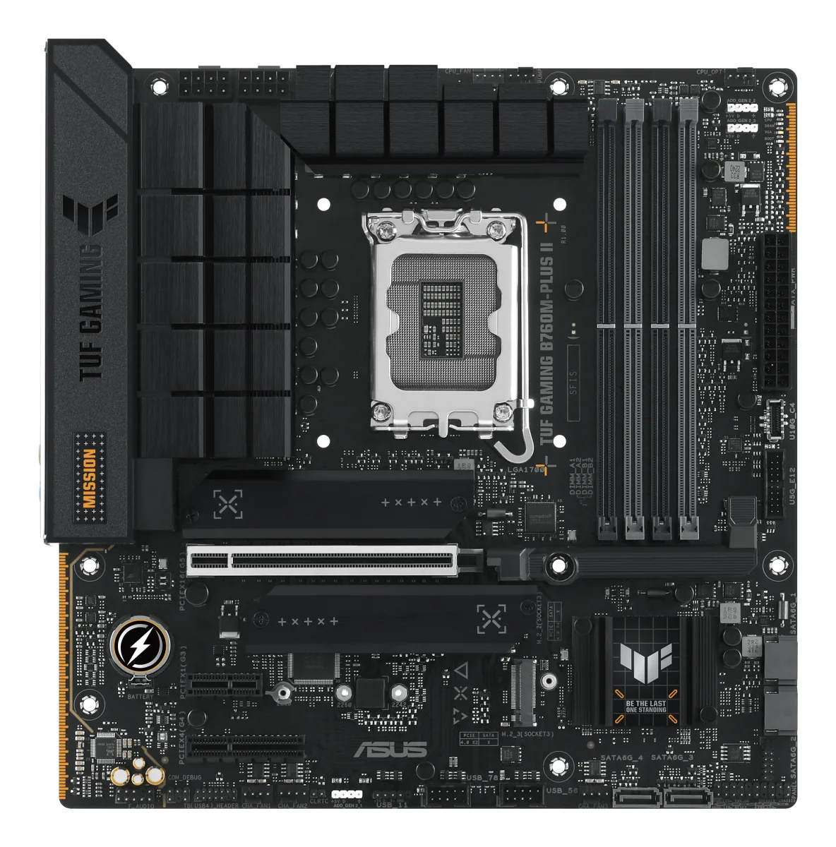 MB ASUS TUF GAMING B760M-PLUS II 1700 4D5 4S3 3M.2 3PCIE U3.2 DP/HD