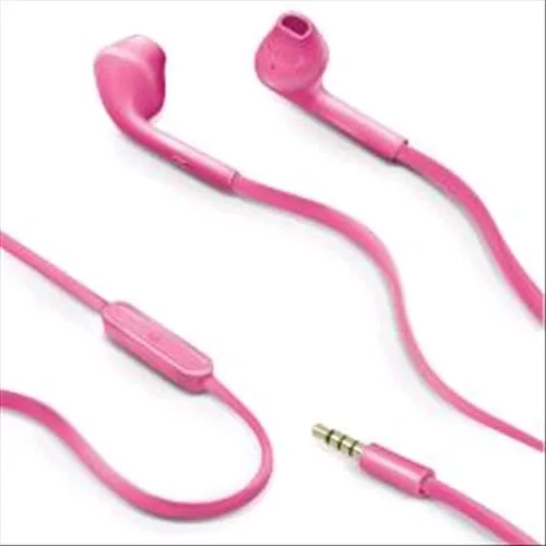 Celly UP100PK Auricolari con Microfono Cavo 130cm Jack 3.5mm Colore Pink