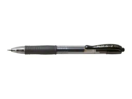 Pilot G-2 Penna Roller a Scatto Punta 0.7 mm Colore Nero Conf. 12 Pz.