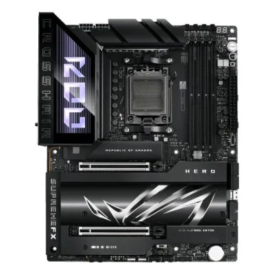ASUS Rog Crosshair X870E Hero Wi-Fi 7 AMD X870E AM5 ATX - 4 x DDR5 - 5 x M.2 -5 x SATA III