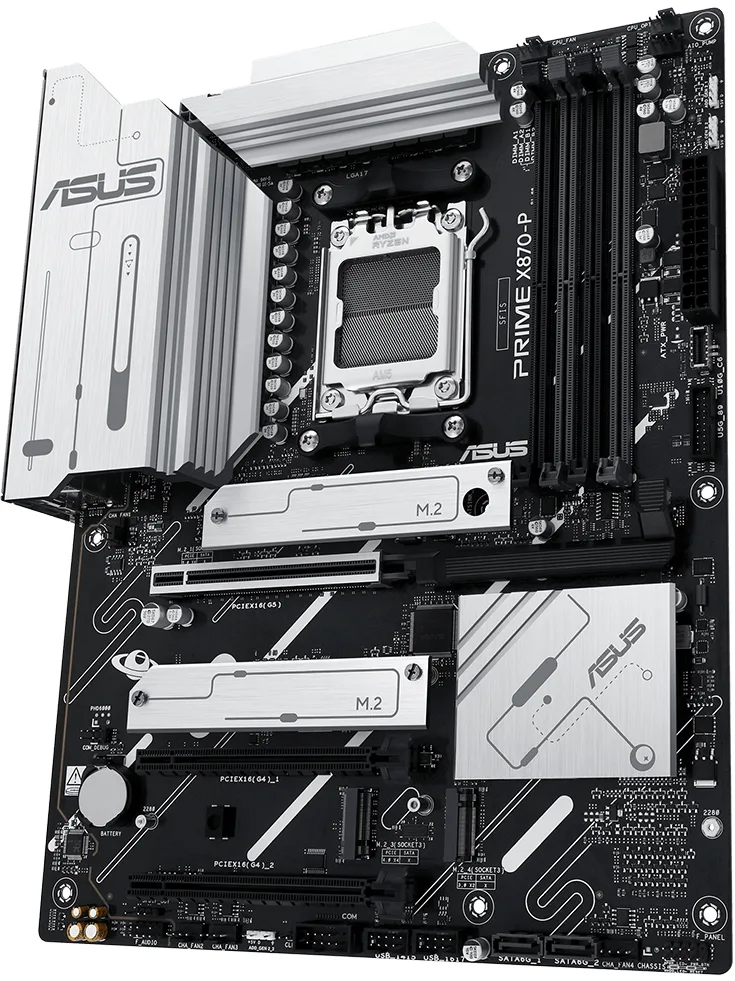 MB ASUS PRIME X870-P AM5 ATX 4D5 2S3 4M2 U3.2 3PCIE 1HDMI ATX