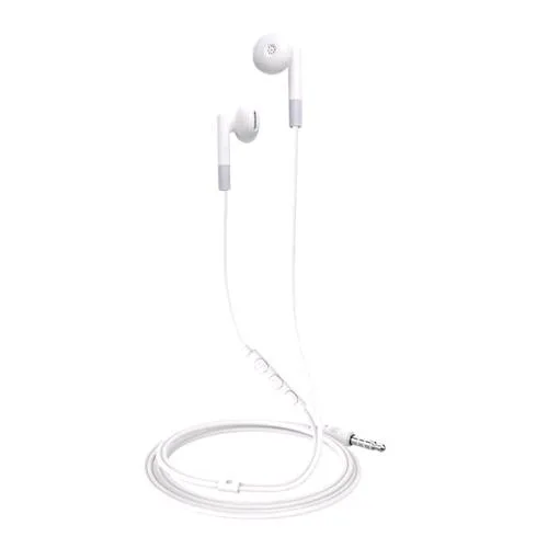 Celly UP300 Auricolari con Microfono a Goccia con Tasto di Risposta 3.5mm Colore Bianco