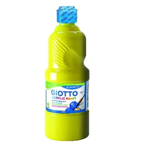 Giotto Tempera Acrilica Flacone da 500 ml Giallo