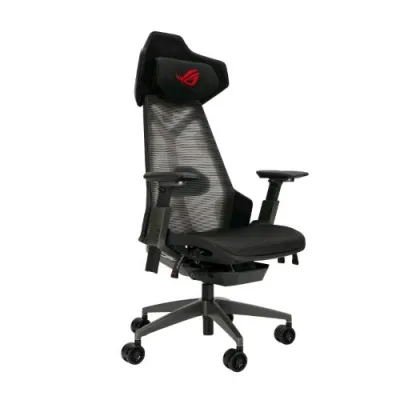 ASUS Rog Destrier Ergo Sedia Gaming Schienale in Rete Bracciolo Rigido Poggiatesta Max 150 kg Nero