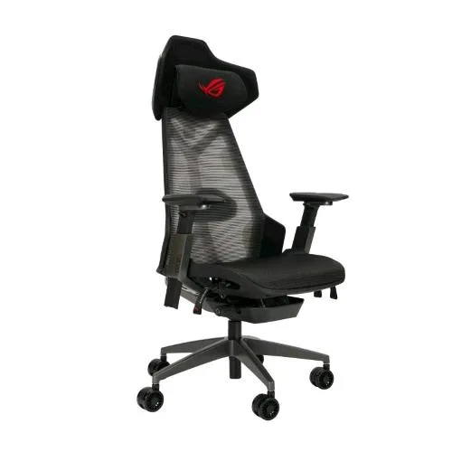 ASUS Rog Destrier Ergo Sedia Gaming Schienale in Rete Bracciolo Rigido Poggiatesta Max 150 kg Nero
