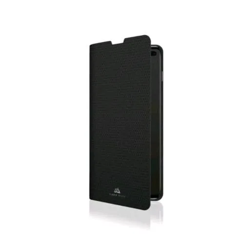 Black Rock Samsung Galaxy S10+ Custodia a Libro in Siimilpelle Nero
