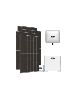 Kit fotovoltaico trifase 10350W inverter Huawei 10kW batteria al litio 5kWh LUNA2000 BMS