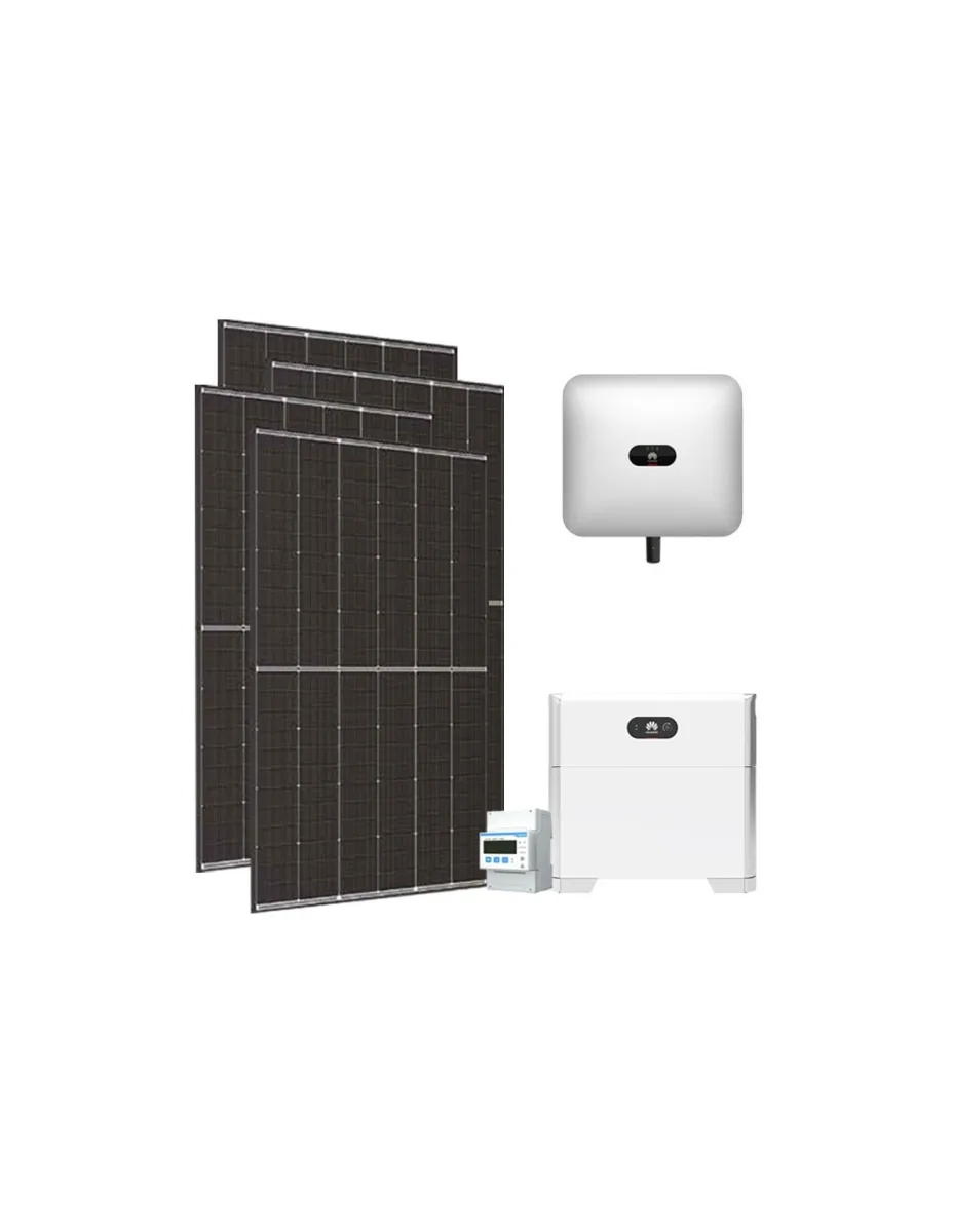 Kit fotovoltaico trifase 10350W inverter Huawei 10kW batteria al litio 5kWh LUNA2000 BMS
