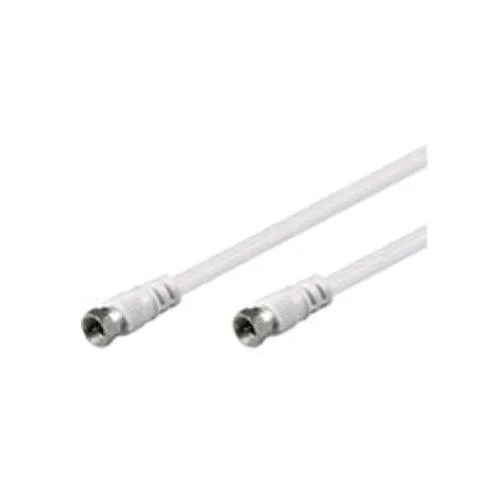 INNO-HIT E84623 Cavo Antenna Sat Coassiale 2.5 m Bianco