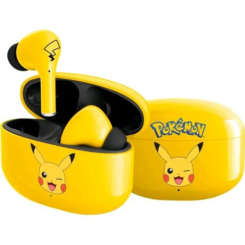 Otl Pokemon Pikachu Yellow Core TWS Cuffie Bluetooth con Custodia di Ricarica
