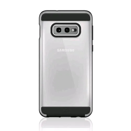Black Rock Samsung Galaxy S10E Cover in Tpu Anti Shock Assorbion Trasparente/Nero