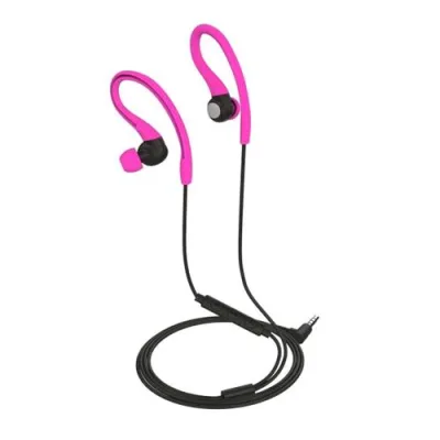 Celly UP700 Cuffie Sport con Archetto Tasto di Risposta Colore Nero Rosa
