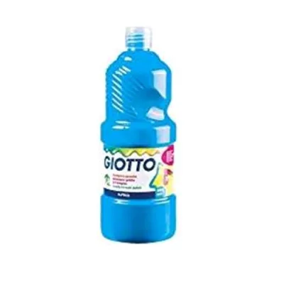 Giotto Tempera Pronta Flacone 1000 ml Ciano