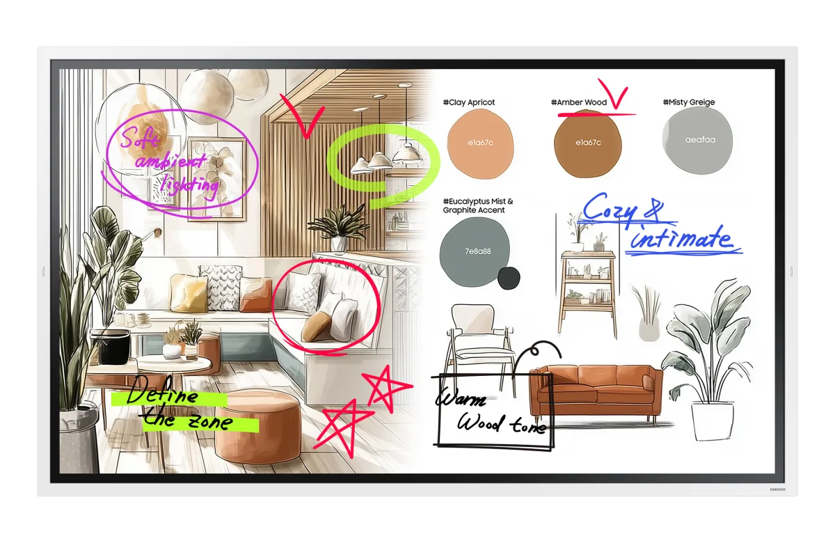 MON 65TOUCH VA MM SAMSUNG PRO TOUCH INTERATTIVO WM65FX FLIP PRO