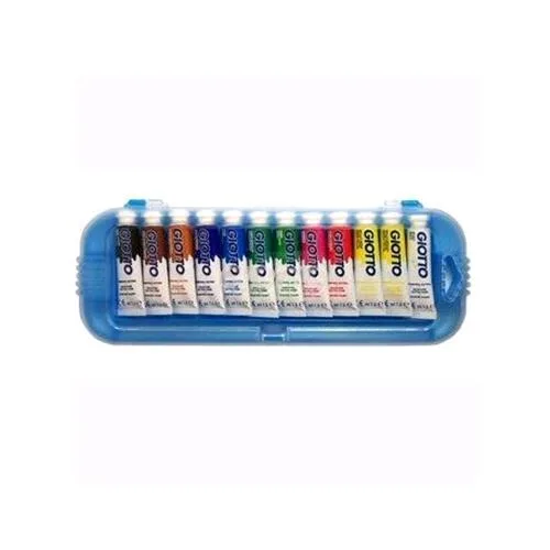 Giotto Tempera Extra Tubo 7.5 ml Colori Assortiti Conf 12 Pz.