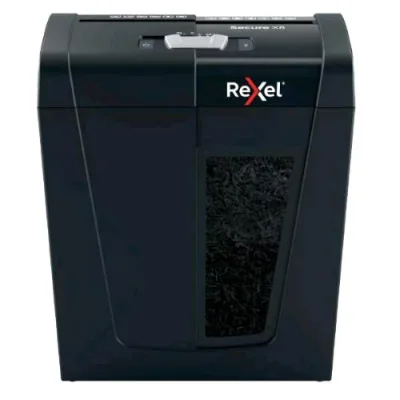 Rexel Secure X8 Distruggidocumenti a Frammeneto Capacita' 8 Fogli Cestino 14 l Nero