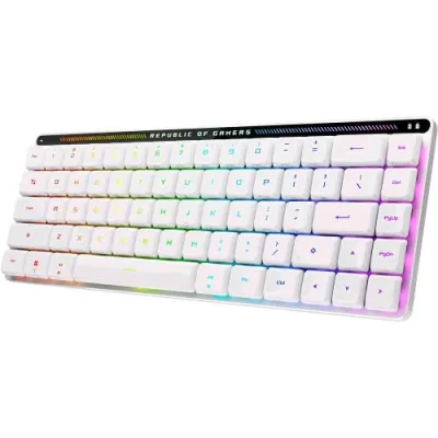 ASUS Rog Falchion RX Low Profile Tastiera Gaming Meccanica Wireless Layout Italiano Connessione Multidispositivo Moonlight White