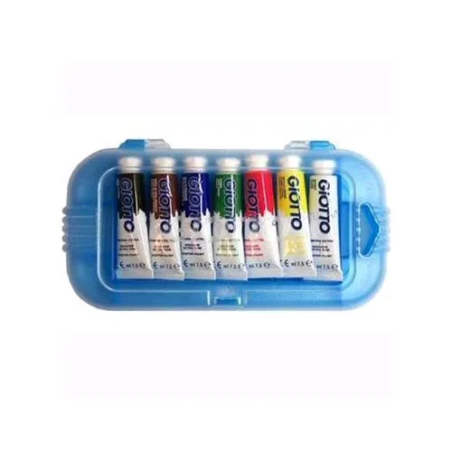 Giotto Tempera Extra Tubo 7.5 ml Colori Assortiti Conf 7 Pz.