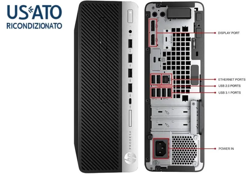 PC REF I5 16GB 256GB SFF W11P I5-10400F 600 G6 VGA 1GB