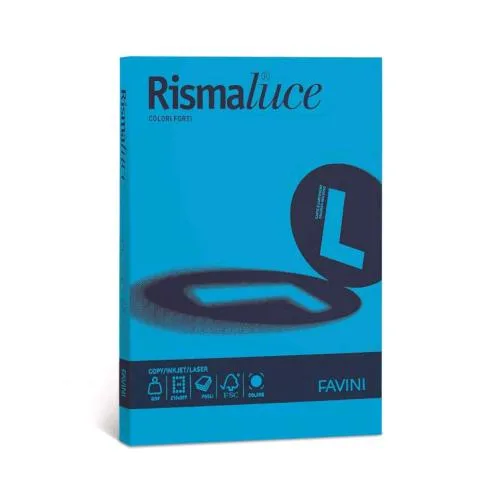 Cartotecnica Favini Rismacqua Risma da 125 Fogli 200 g 29.7 x 42 cm A3 Azzurro
