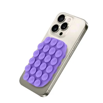 Celly Fixsquare Supporto a Ventosa per Smartphone in Silicone Viola